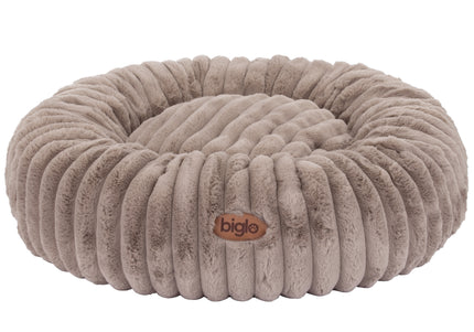 Biglo Cobe Donut Mocca Soft Fluffy Anti-Stress Bed, Coffee Brown, Large Size