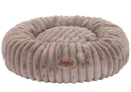 Biglo Cobe Donut Mocca Soft Fluffy Anti-Stress Bed, Coffee Brown, Large Size