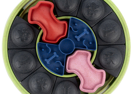 Eat Slow Live Longer Puzzle Disc – Interactive Slow-Feeding Toy, Durable Intelligence Design