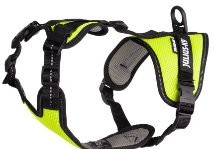 Julius-K9 Mantrailing Air Mesh Harness – Breathable Neon Tracking Design, Medium Size, Lightweight Comfort
