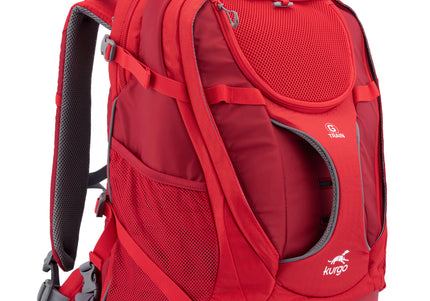 Kurgo G-Train K9 Pack Red – Ergonomic Pet Carrier Backpack, Durable Water-Resistant Design