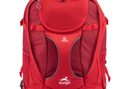 Kurgo G-Train K9 Pack Red – Ergonomic Pet Carrier Backpack, Durable Water-Resistant Design
