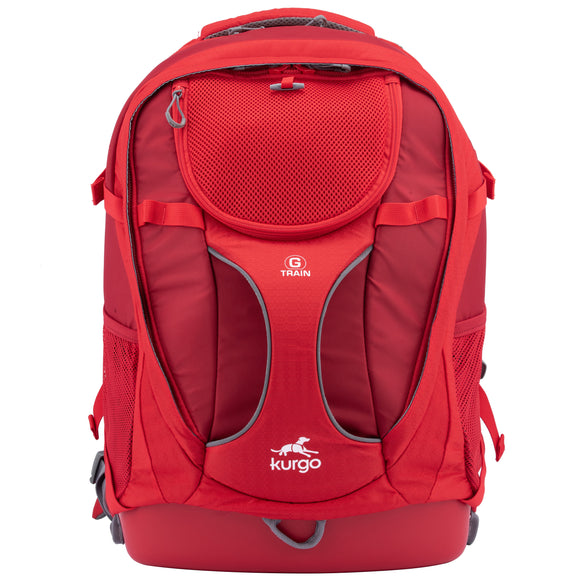 Kurgo G-Train K9 Pack Red – Ergonomic Pet Carrier Backpack, Durable Water-Resistant Design
