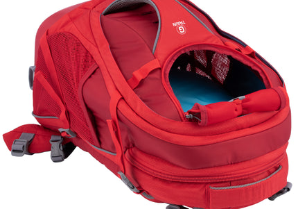 Kurgo G-Train K9 Pack Red – Ergonomic Pet Carrier Backpack, Durable Water-Resistant Design