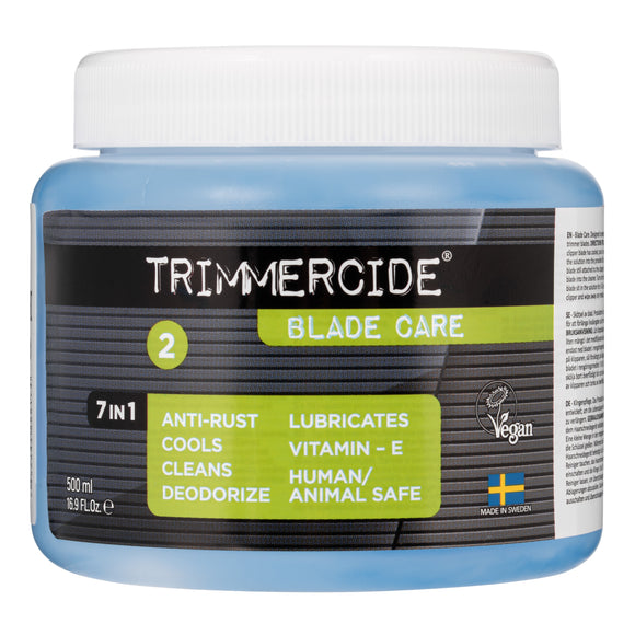Trimmercide Blade Care 7in1 500ml – Multi-Action Cleaning and Conditioning Solution for Razor Blades