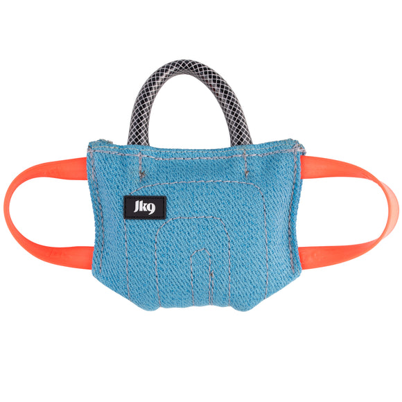 Julius-K9 Strong Cotton Bitepad Dog Tug Toy with Three Handles