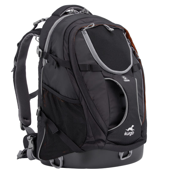 Kurgo G-Train K9 Pack Black – Versatile Pet Backpack, Durable Design with Comfort Padding