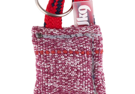 Julius-K9 Cotton Keychain – Soft Fuchsia Accessory, Durable and Lightweight Design