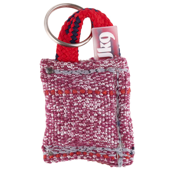 Julius-K9 Cotton Keychain – Soft Fuchsia Accessory, Durable and Lightweight Design