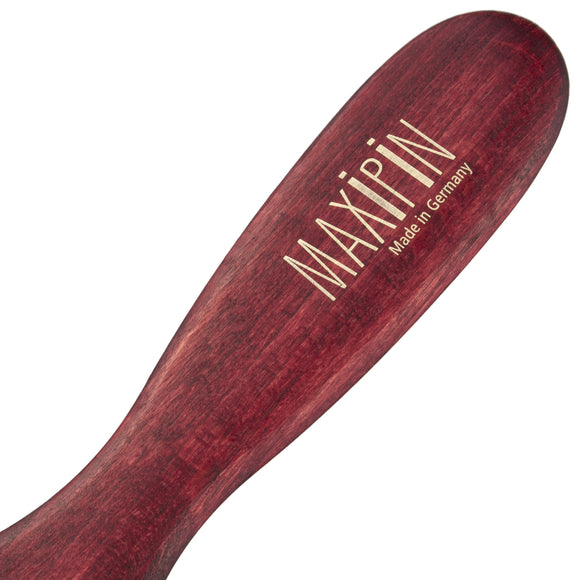 Maxi Pin Wood Brush – Narrow Grooming Brush with 15mm Wooden Pins, Gentle Detangling