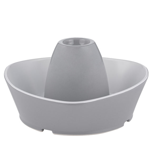 PetSafe Streamside Ceramic Pet Fountain 1.8L – Quiet Durable Water Dispenser with Easy-Clean Design