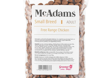 McAdams Small Breed Baked Food – Free Range Chicken Recipe, 100g Sample Pack