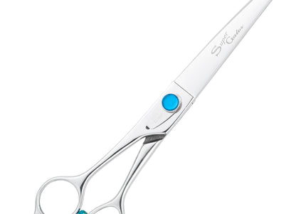 Geib Super Gator Left Curved Grooming Scissors 8.5" – Triple-Hardened Steel, Left-Handed Precision