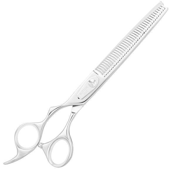 Geib Yoshi Lefty Thinner Scissors 7" – Japanese Steel, 38-Tooth Single-Sided, Ergonomic Design
