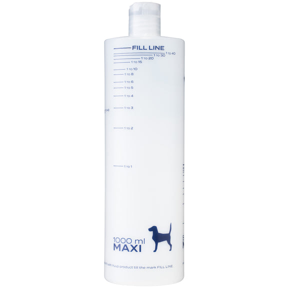 Yuup! Mixing Bottle 1L – Durable Plastic Dilution Container with Easy-Pour Spout