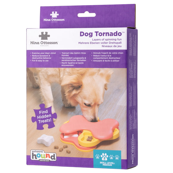 Nina Ottosson Dog Tornado Interactive Puzzle Game – Level 2, Small Size, Engaging Design