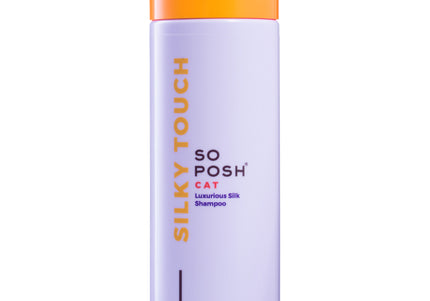 So Posh Silky Touch Cat Shampoo 200ml – Concentrated Formula for Long-Haired Coats, 1:10 Dilution