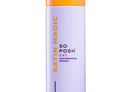 So Posh Satin Magic Cat Shampoo 200ml – Moisturizing Concentrate, Revives Dry and Dull Coats