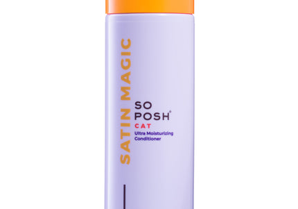 So Posh Satin Magic Cat Conditioner 200ml – Moisturizing 1:10 Concentrate for Dry, Dull Coats