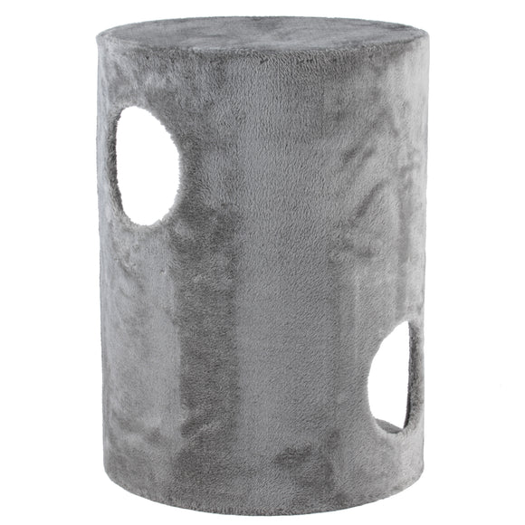 Cat&Rina Elegance Mini Cat Tower – Grey, 58cm Height, Integrated Scratching Post