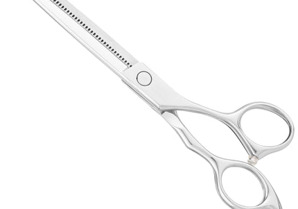 Jargem 6.5" Thinning Blenders – Single-Sided Shears with Decorative Screw, 45 Teeth