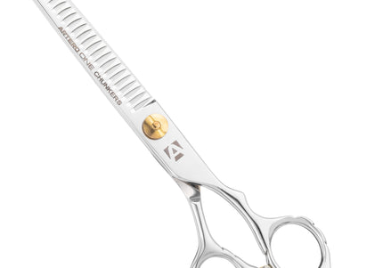 Artero One Chunkers 7" Thinning Shears – Wide 27-Tooth Blades, Fast Coat Thinning