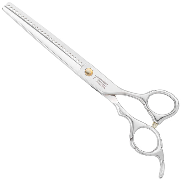 Artero One Chunkers 7" Thinning Shears – Wide 27-Tooth Blades, Fast Coat Thinning