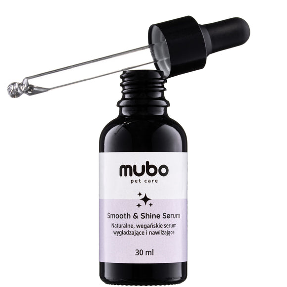 Mubo Smooth & Shine Serum 30ml – Natural Moisturizing Formula for Silky, Shiny Fur
