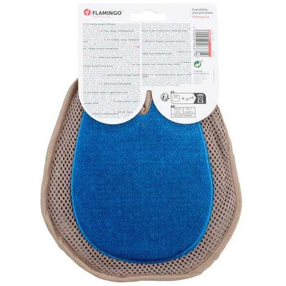 Flamingo 3in1 Grooming Glove – Multi-Function Hair Removal and Collection Tool, Ergonomic Design