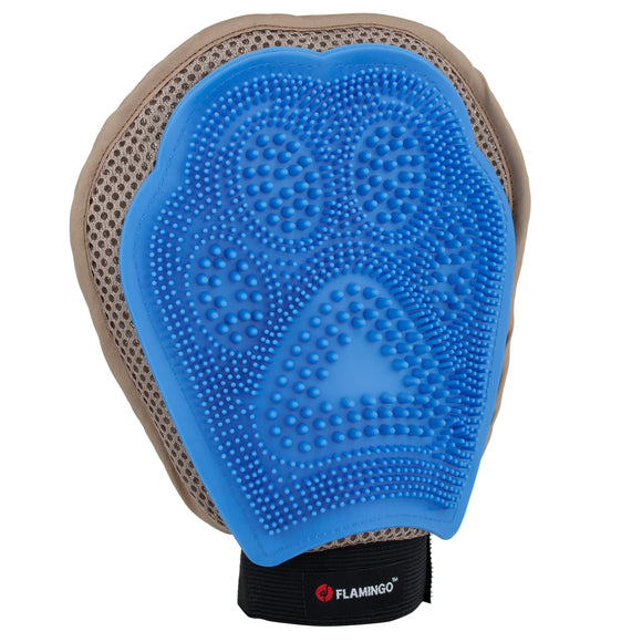 Flamingo 3in1 Grooming Glove – Multi-Function Hair Removal and Collection Tool, Ergonomic Design