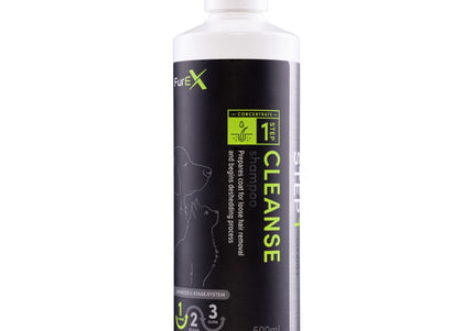 ProGroom FurEx Cleanse Shampoo Step 1 500ml – Concentrated Formula, Eases Undercoat Removal