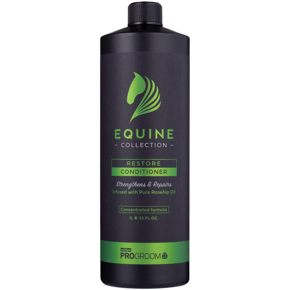ProGroom Equine Restore Conditioner 1L – Concentrated Revitalizing Formula for Dry Horse Mane and Tail