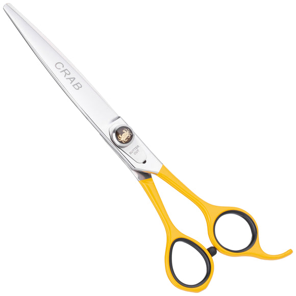 Geib Crab Straight Grooming Scissors 7.5" – Precision Micro-Bevel Blade, Level 1 Quality