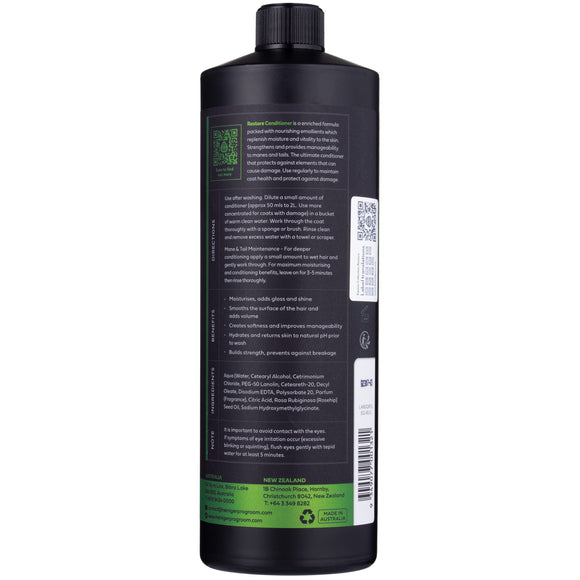 ProGroom Equine Restore Conditioner 1L – Concentrated Revitalizing Formula for Dry Horse Mane and Tail