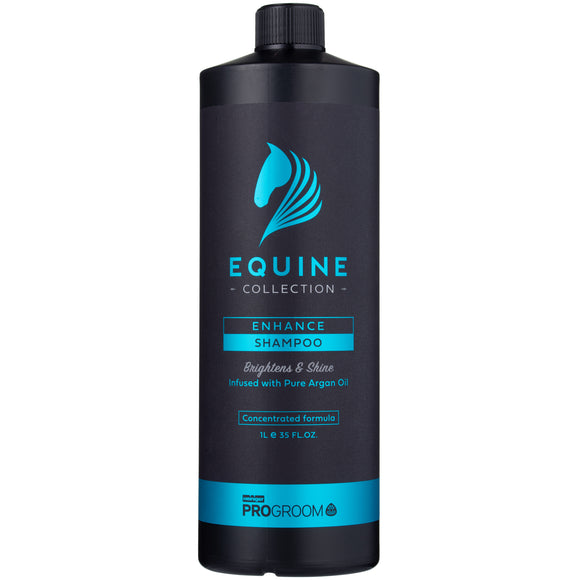 ProGroom Equine Collection Enhance Shampoo 1L – Concentrated Formula, Boosts Coat Color and Shine