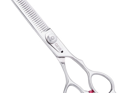 Geib Gator Thinning Shears 6.5" – Japanese Stainless Steel, 30 Teeth, Precision Single-Sided Design