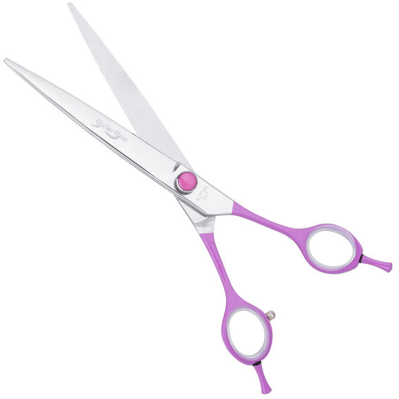 Geib Gator Gear Straight Scissors 7 Inch – Lightweight Micro-Beveled Grooming Shears, Precision Cut