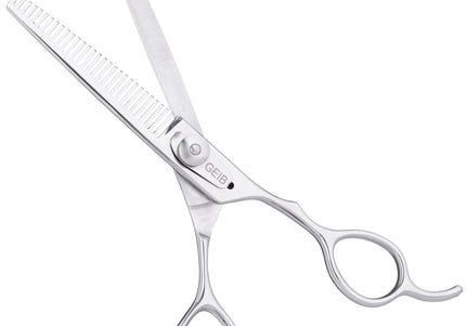 Geib Gator Thinning Shears 6.5" – Japanese Stainless Steel, 30 Teeth, Precision Single-Sided Design