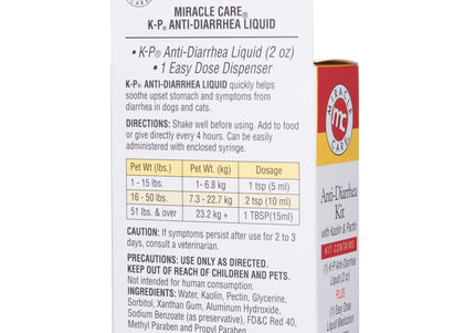 Miracle Care Anti-Diarrhea Kit 59ml – Liquid Formula with Measuring Cup, Fast-Acting Relief