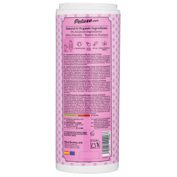 Petuxe Shampoo Particles 150g – Powdered Cleanser, Gentle Formula, Suitable for All Coat Types