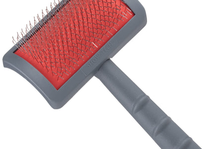 Show Tech Slicker Brush Medium – Medium-Hard Poodle Brush with Ergonomic Grip