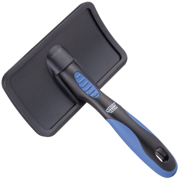 Show Tech Universal Soft Slicker Brush – Medium Size, Gentle Flexible Pins for Tangle Removal