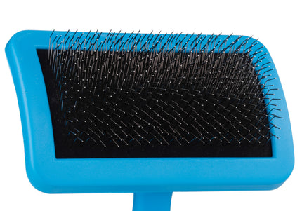 Groom Professional Firm Slicker Brush Medium – Durable Pin Design, Tangle Removal Efficiency