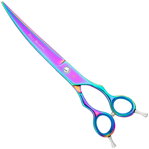 Geib Entree Blue Titan Curved Scissors – 10" Titanium-Coated, Micro-Grind Blade, Premium Quality
