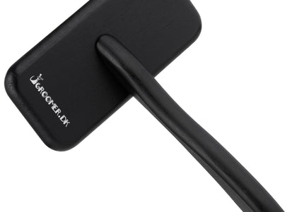 Groomer.dk Fluff Factor Slicker Brush – Medium Wooden Pin Brush, Gentle Detangling Design