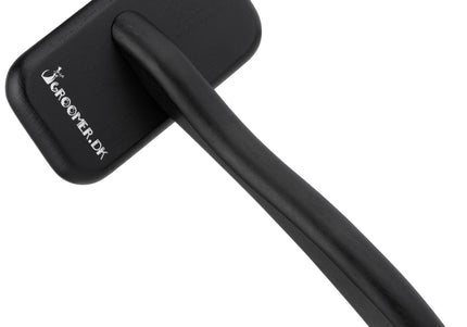 Groomer.dk Fluff Factor Slicker Brush – Medium Wooden Pin Brush, Gentle Detangling Design