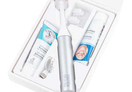 Cleany Teeth Ultrasonic Toothbrush Starter Pack 2.0 – Advanced Tartar Removal, 2024 Model