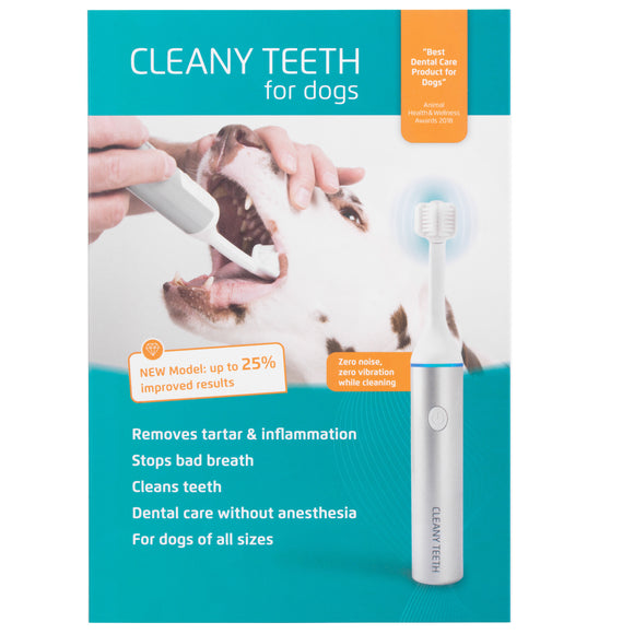 Cleany Teeth Ultrasonic Toothbrush Starter Pack 2.0 – Advanced Tartar Removal, 2024 Model