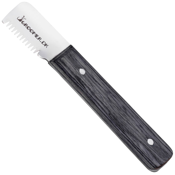Groomer.dk Classic Trimmer Retro Edition – Extra Coarse Blade, Wooden Handle, Professional Quality