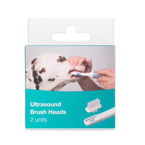 Cleany Teeth 2.0 Ultrasound Brush Heads – Single-Sided Replacement Heads, 2 Pack, 2024 Model